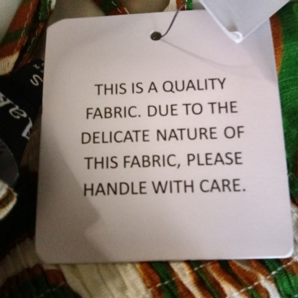 Aakaa Halter Maxi Dress Green & Brown Palm Print Spaghetti Straps Size S NWT - Picture 11 of 15